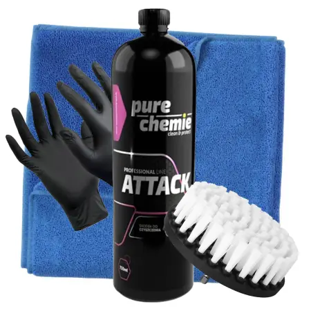 Pure Chemie Attack 0,75L Zestaw do prania tapicerki pasów