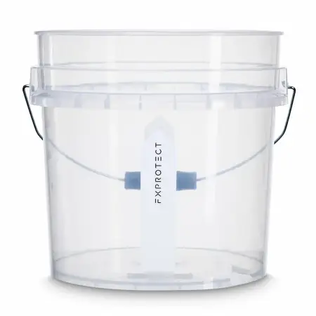 FX PROTECT Wash Bucket MINI Clear 16L – Profesjonalne Wiadro Detailingowe Transparentne