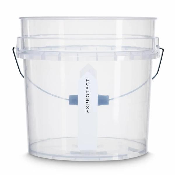 FX PROTECT Wash Bucket MINI Clear 16L – Profesjonalne Wiadro Detailingowe Transparentne