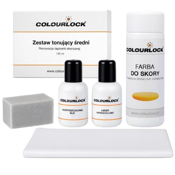Colourlock BMW Eifenbeinweiss zestaw do renowacji malowania skóry farba 150ml