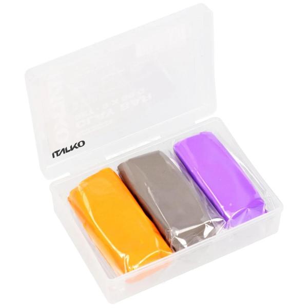 ITALKO Clay Bar Set 3×50g – zestaw glinek detailingowych o różnej twardości