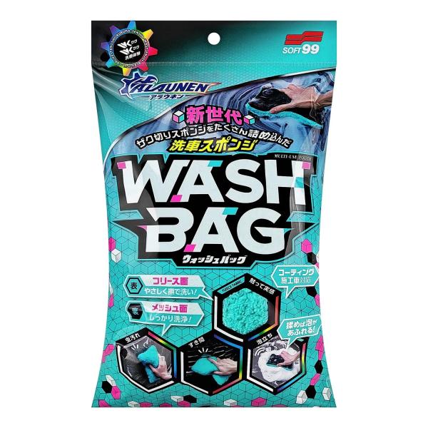 Soft99 Alaunen Wash Bag dwustronna gąbka samochodowa