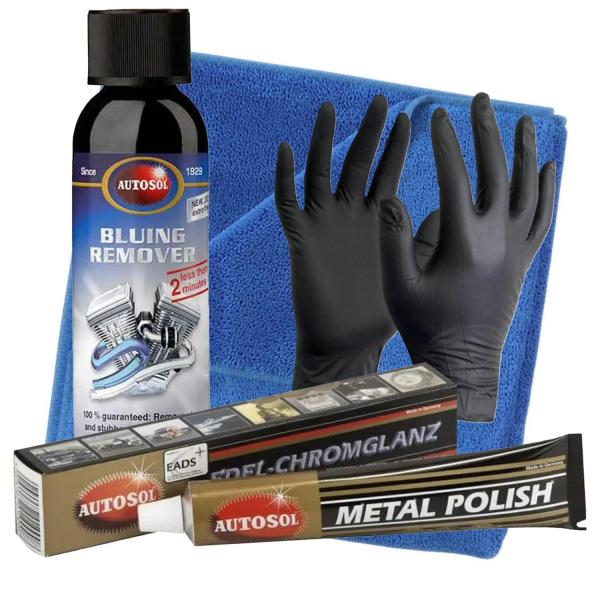 Autosol Bluing Remover 150ml + Metal Polish 75ml zestaw do regeneracji metalu wydechów