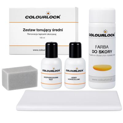 Colourlock AUDI Hellbeige zestaw do renowacji malowania skóry farba 150ml