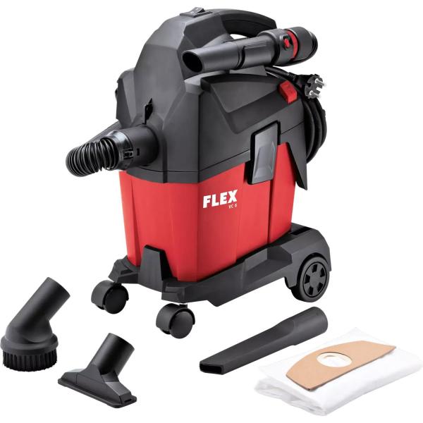 FLEX VC 6 L MC Odkurzacz Przemysłowy 1200W Kompaktowy 6L Do Warsztatu Samochodu