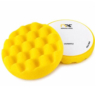NAT Pad Polerski Karbowany Żółty 150 mm One Step Polishing