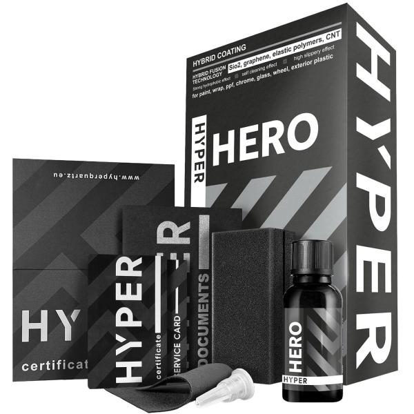 HYPER HERO – Powłoka Ceramiczno-Grafenowa z CNT | Ochrona Lakieru 5 Lat