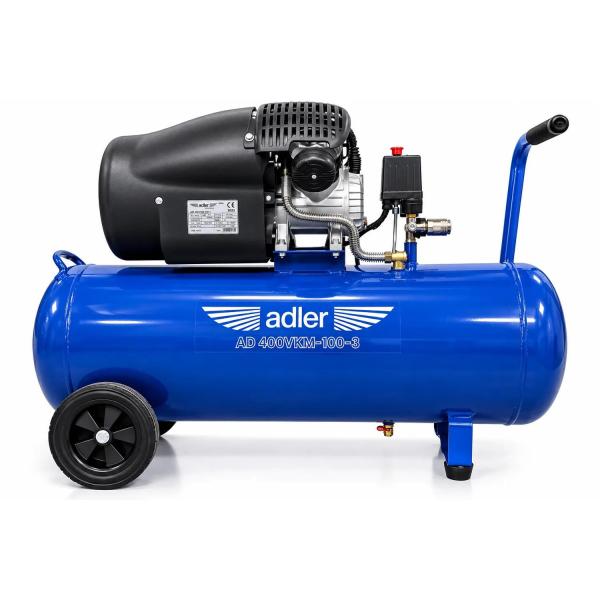 Kompresor AD400VKM-100-3 100L 10 bar 230V – dwucylindrowy