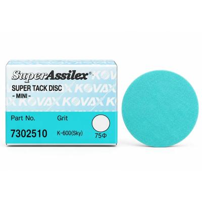 Kovax Super Assilex K600 Ø75 mm – krążki ścierne na sucho
