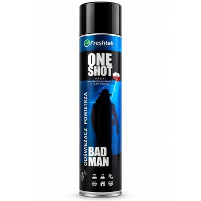 FRESHTEK ONE SHOT BAD MAN 600 ml – odświeżacz powietrza