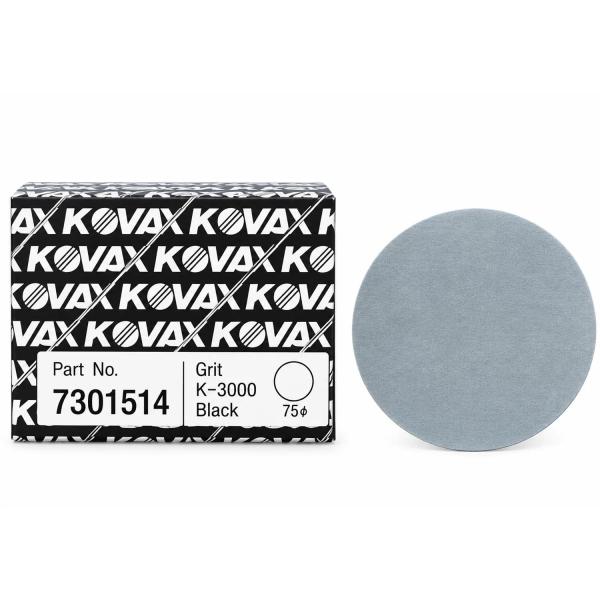 Kovax Buflex Dry K3000 Black Ø75 mm – krążki ścierne na sucho - 1 sztuka