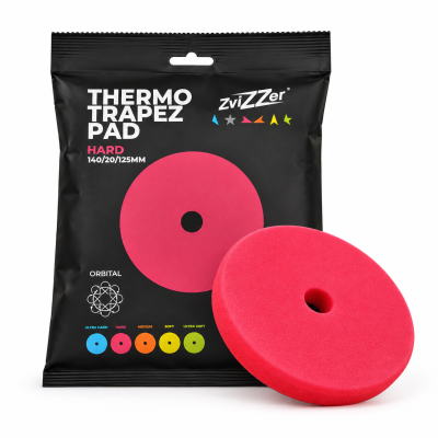 ZviZZer THERMO TRAPEZ PAD RED HARD – pad tnący 140 mm