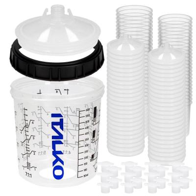 Italko PPS 650 ml 125 µm – kubki lakiernicze 50 szt.