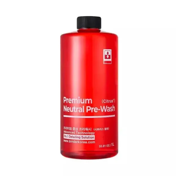 BINDER Premium Neutral Pre-Wash 1l Citrus+ skoncentrowany środek do mycia wstępnego