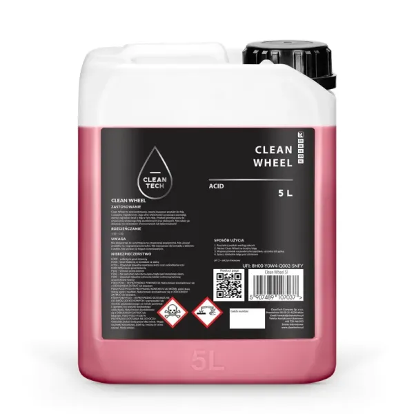 CleanTech Clean Wheel mocno kwasowy produkt do felg 5L
