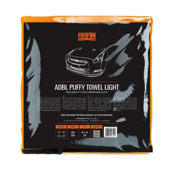 ADBL Puffy Towel Light 41x41cm 600g/m2 do docierania wosków