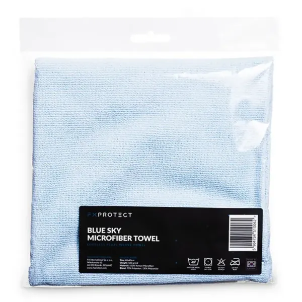 FX Protect Blue Sky Microfiber Towel 40x40cm 500gsm