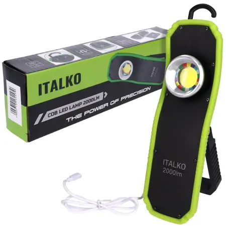 ITALKO Lampa Inspekcyjna LED 3.7V 4400mAh z opcją Power Banku